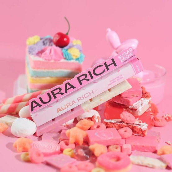 Aura Rich ดินสอเขียนคิ้ว Sugar Brow Eyebrow Pencil 0.2 กรัม