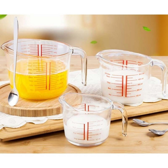 Abloom เซ็ต แก้วตวง 3 ขนาด 250 ML.,500ML., 1000 ML