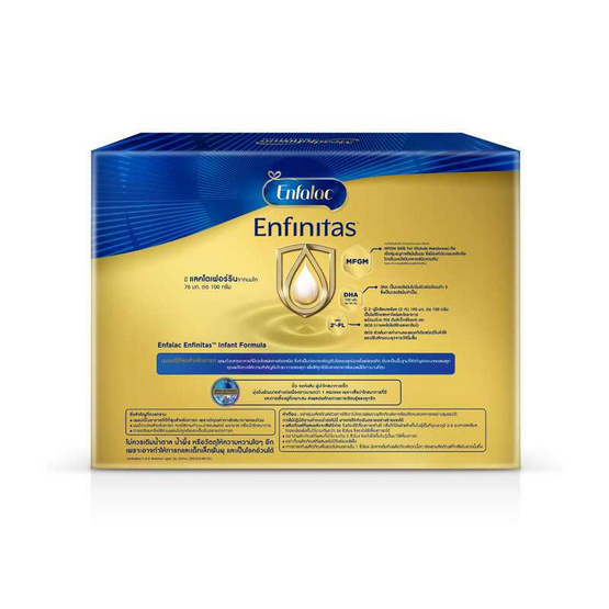 นมผงเอนฟาแล็ค เอนฟินิทัส สูตร1 ชนิดจืด 2,850 กรัม