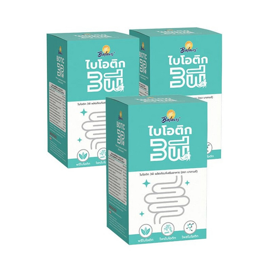 (บาลานส์) ไบโอติก 3 พี บรรจุ 10 ซอง 3กล่อง