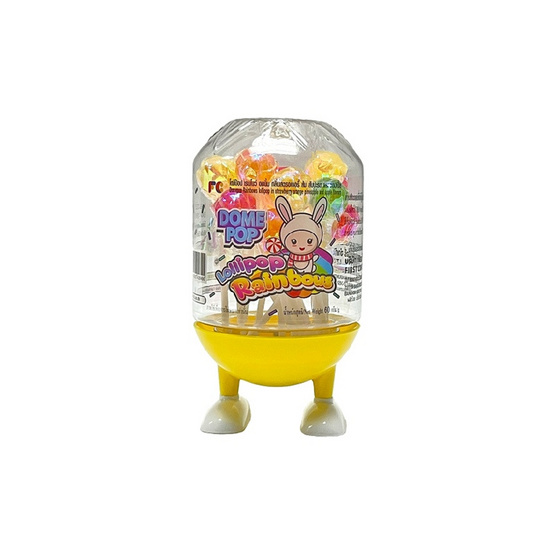 โดมิป๊อป อมยิ้มเรนโบว์ 60 กรัม (แพ็ก 6 ชิ้น)