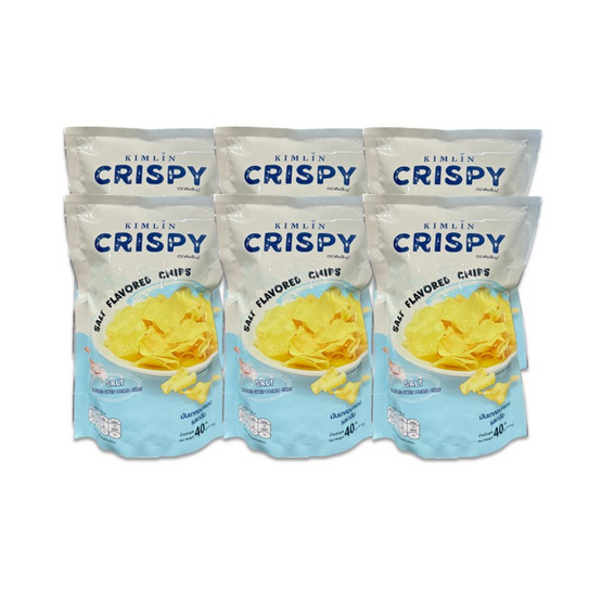 คิมลินน์ มันเทศอบกรอบรสเกลือ 40 กรัม (แพ็ก 6 ชิ้น)