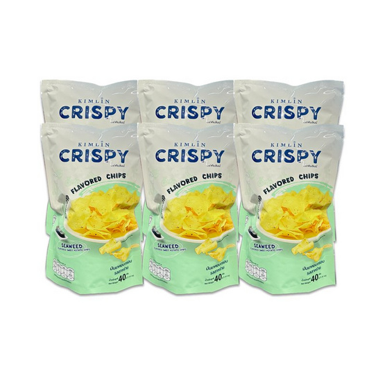คิมลินน์ มันเทศอบกรอบรสสาหร่าย 40 กรัม (แพ็ก 6 ชิ้น)