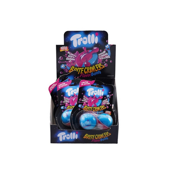 ทรอลลี่ กัมมี่บริต เฟลเวอบอมบ์ กลิ่นองุ่นและสตอเบอร์รี่ 37.6 กรัม (กล่อง 8 ชิ้น)