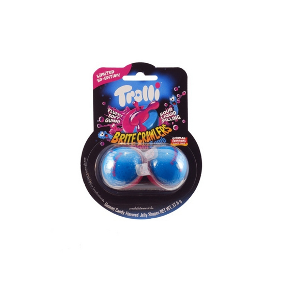 ทรอลลี่ กัมมี่บริต เฟลเวอบอมบ์ กลิ่นองุ่นและสตอเบอร์รี่ 37.6 กรัม (กล่อง 8 ชิ้น)