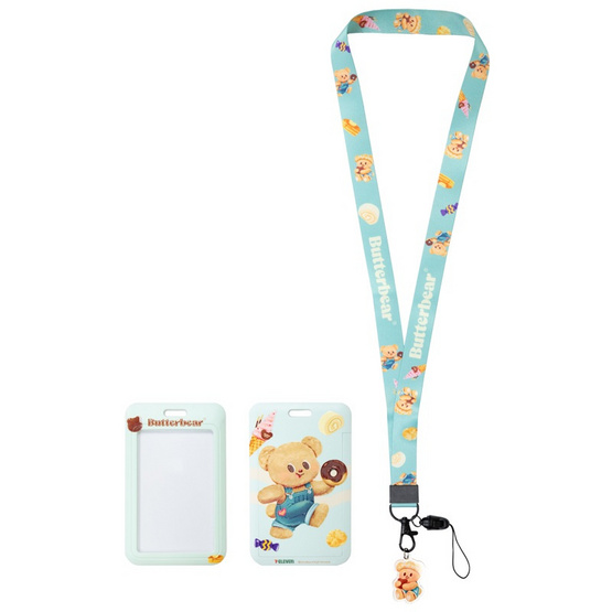 Set D ที่ใส่บัตรลายโดนัท และ มินิสแตนดี้น้องเนยดอกไม้