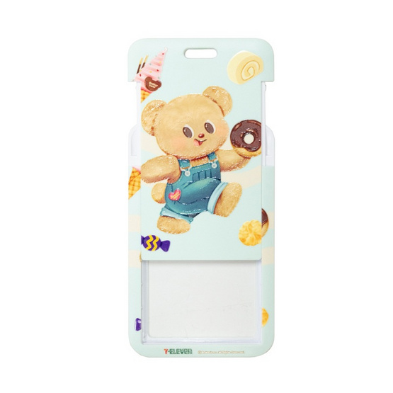 Set D ที่ใส่บัตรลายโดนัท และ มินิสแตนดี้น้องเนยดอกไม้