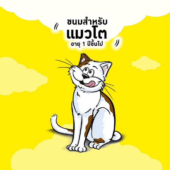 เทมเทชั่นส์ ขนมแมว กรอบนอกนุ่มใน สูตรแมวโต รสเทสตี้ไก่ 75 ก.