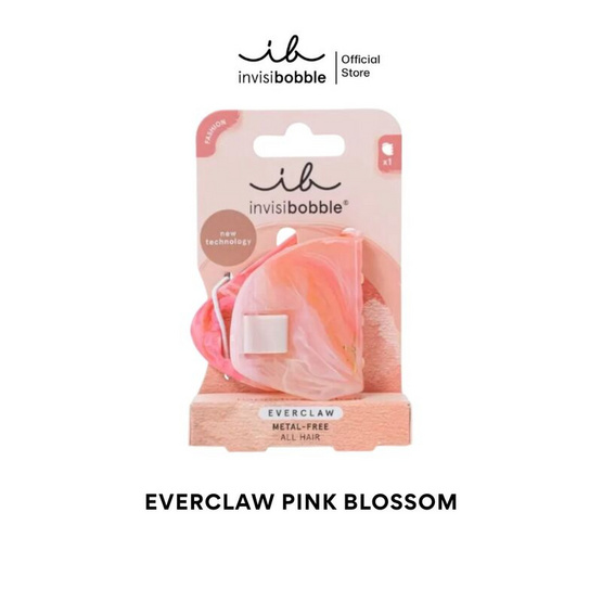 INVISIBOBBLE กิ๊บหนีบผม EVERCLAW M Pink Blossom 1pc