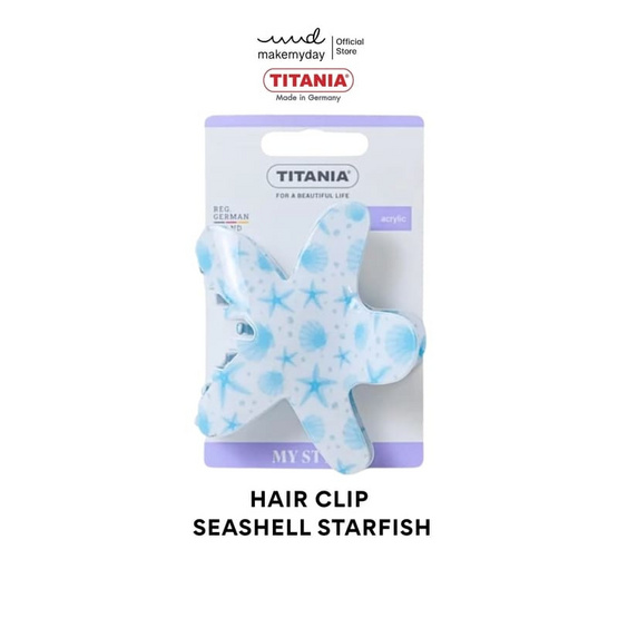 TITANIA Hair Clip กิ๊บหนีบผม สี Seashell Starfish