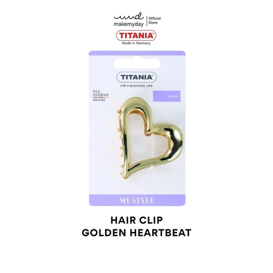 TITANIA Hair Clip กิ๊บหนีบผม สี Golden Heartbea