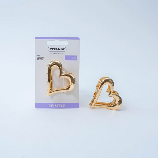 TITANIA Hair Clip กิ๊บหนีบผม สี Golden Heartbea