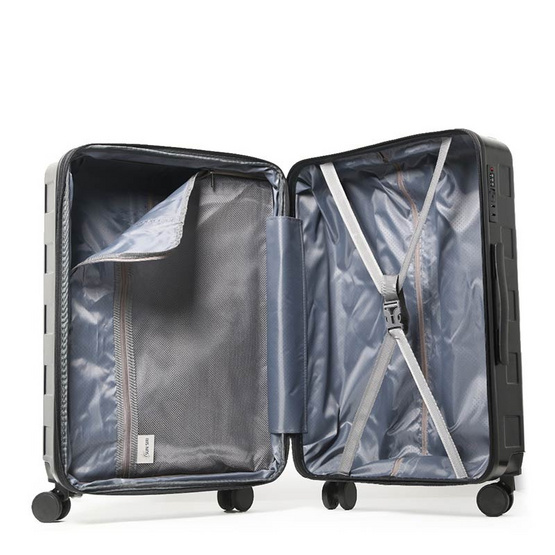 SUN SIRI กระเป๋าเดินทาง ABS ขนาด 24 นิ้ว 4 ล้อคู่ รุ่น SquareD 8233