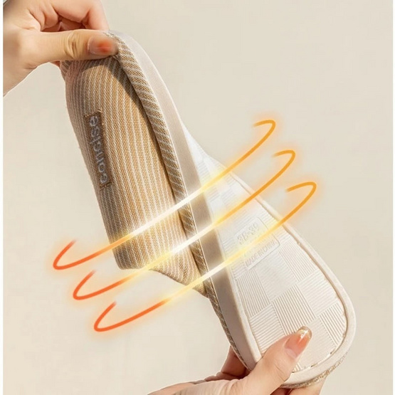 Fashion slippers รองเท้าใส่ในบ้าน ลายมินิมอล