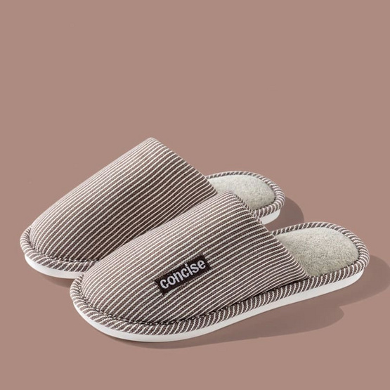 Fashion slippers รองเท้าใส่ในบ้าน ลายมินิมอล