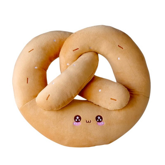 OPORTOYS หมอนตุ๊กตาขนมปังเพรทเซล Pretzel 50 ซม. (19นิ้ว)