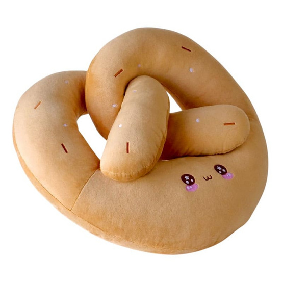 OPORTOYS หมอนตุ๊กตาขนมปังเพรทเซล Pretzel 50 ซม. (19นิ้ว)