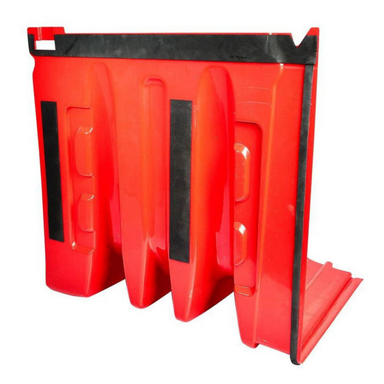 YAMADA กำแพงกั้นน้ำ ขนาด 70.5x68x52.80cm. สีแดง