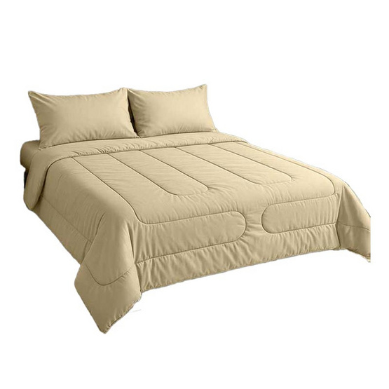 CHARM ชุดเครื่องนอน รุ่น Classic ผ้าซาติน สี Cream Beige