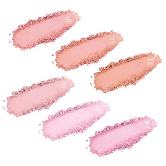 Meilinda บลัชออน Dreamy Blurry Blush 2.8 กรัม