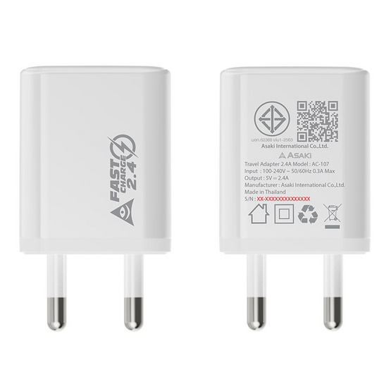 Asaki Charger Set 6in1 รุ่น A-2772