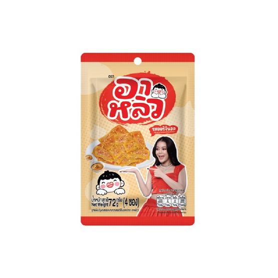 อาหลิว บุกแผ่นปรุงรสซอสงาขาว รสออริจินอล 72 กรัม (แพ็ก 6 ชิ้น)