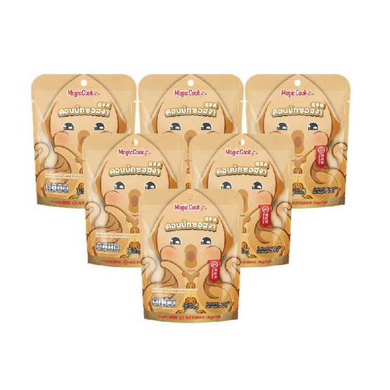 เมจิกคุก บุกปรุงรสซอสงา 55 กรัม (แพ็ก 6 ชิ้น)
