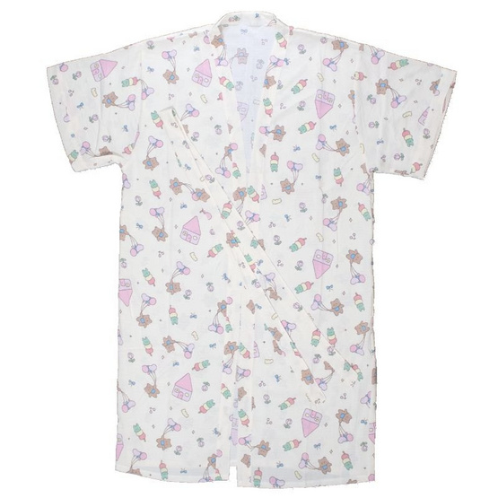 Bra Studio Setชุดนอนกระโปรงพร้อมเสื้อคลุม ลายน้องหมีดังโงะ