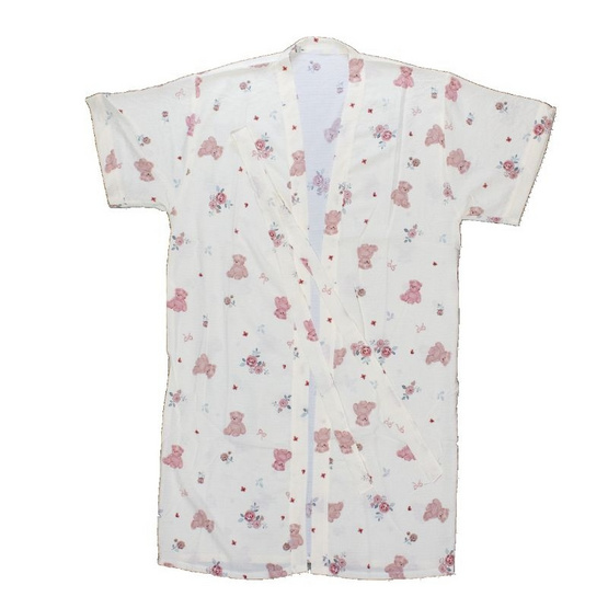 Bra Studio Setชุดนอนกระโปรงพร้อมเสื้อคลุม ลายน้องหมีวินเทจ