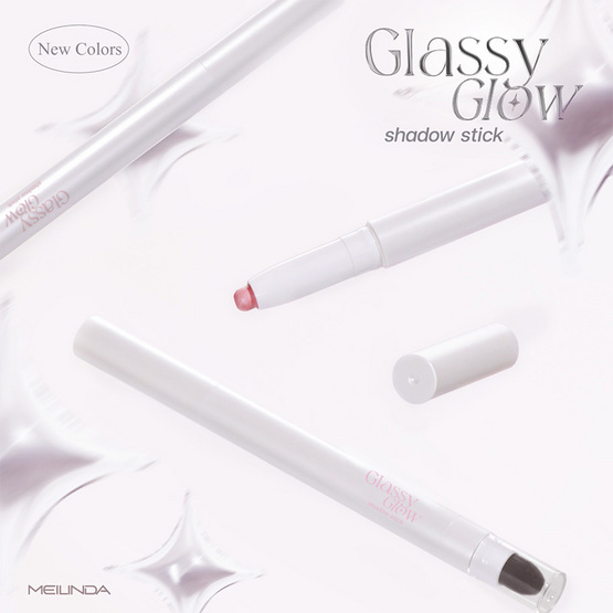 Meilinda อายแชโดว์ Glassy Glow Shadow Stick 1.5 กรัม
