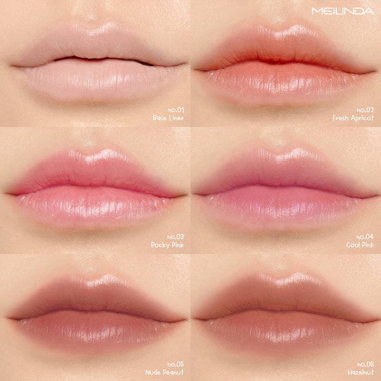 Meilinda ดินสอเขียนขอบปาก Crayon Over Liner 1.2 กรัม