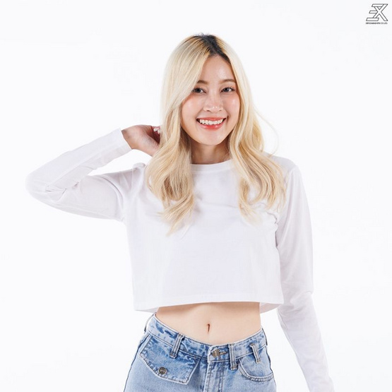Expo ครอปแขนยาวคอกลม Regular
