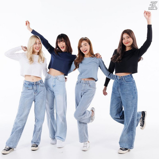 Expo ครอปแขนยาวคอกลม Regular