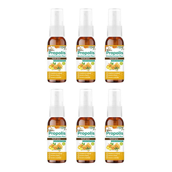 บาลานส์ โพรพอลิส กระชายเลม่อน เม้าท์สเปรย์ ขนาด 20 มล. 6 ขวด
