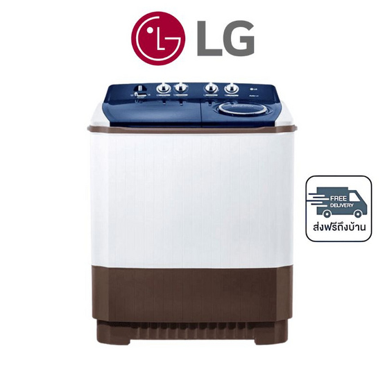 LG เครื่องซักผ้า 2 ถัง 12 กิโลกรัม รุ่น TT12WARG ขาว