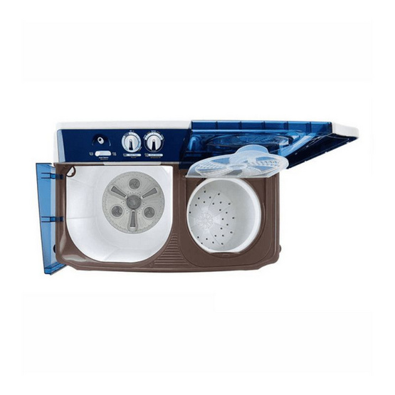 LG เครื่องซักผ้า 2 ถัง 12 กิโลกรัม รุ่น TT12WARG ขาว