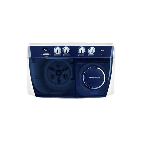 LG เครื่องซักผ้า 2 ถัง 12 กิโลกรัม รุ่น TT12WARG ขาว