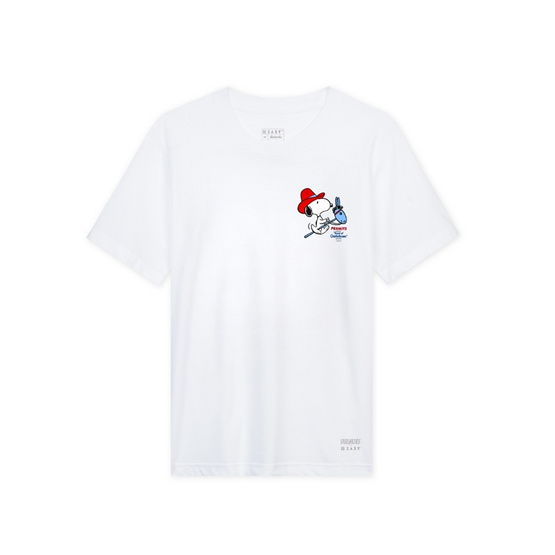 GQ Easy จีคิว อีซี่ เสื้อสนูปปี้ สีขาว ทรงปกติ