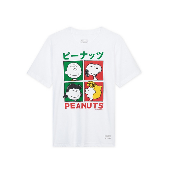 GQ Easy จีคิว อีซี่ เสื้อสนูปปี้ สีขาว ทรงปกติ