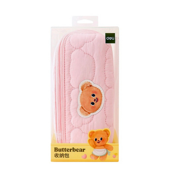 Deli กระเป๋าอเนกประสงค์น้องเนย สีชมพู