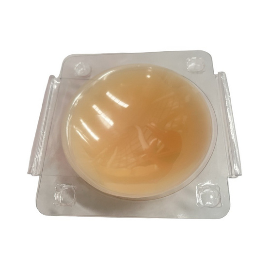 Bare Boobs แผ่นซิลิโคนแปะจุก แบบไร้กาว สีเนื้อ ทรงวงกลม (บรรจุ 1 คู่ต่อกล่อง)