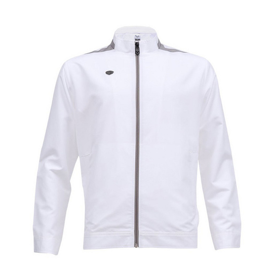 GRAND SPORT เสื้อแจ็คเก็ตตัดต่อบ่า 2025 สีขาว รุ่น 030004