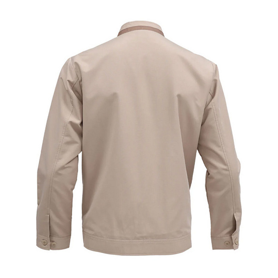 GRAND SPORT เสื้อแจ็คเก็ตตัดต่อบ่า 2025 สีเบจ รุ่น 030004