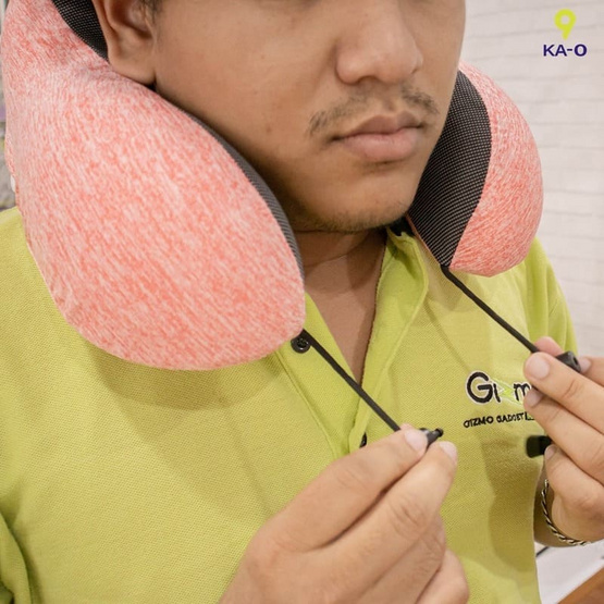 KA-O หมอนรองคอ Travel U-Shape Foam Neck Pillow