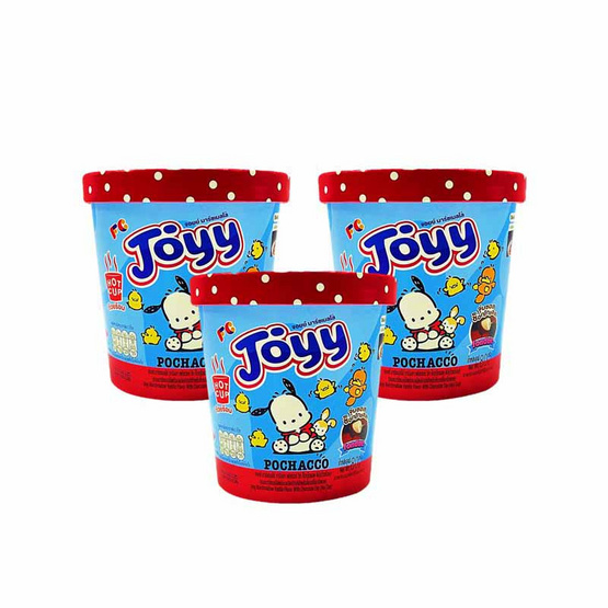 จอยย์ มาร์ชเมลโล่ถ้วยร้อนโปเชโกะ 80 กรัม (แพ็ก 3 ชิ้น)