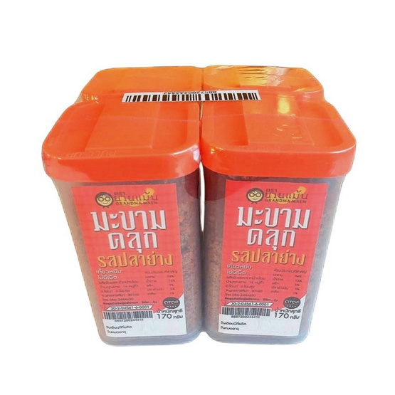 OTOP ยายแม้น มะขามคลุกรสปลาย่าง 170 กรัม (แพ็ก 4 ชิ้น)