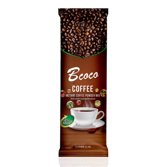 Bcoco คอฟฟี่ กาแฟปรุงสำเร็จชนิดผง บรรจุ 10 ซอง