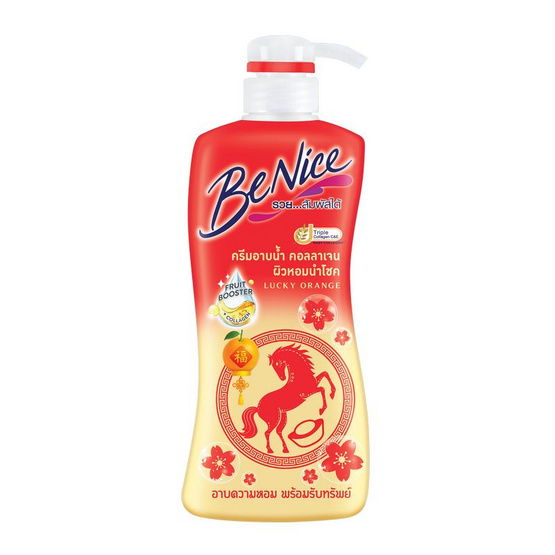 บีไนซ์ ลัคกี้ ออเร้นจ์ ชาวเวอร์ ครีม 400 มล. (คละลาย)