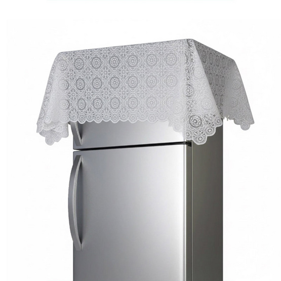 Polyhome พลาสติกลูกไม้คลุมตู้เย็น 50x150 cm L241