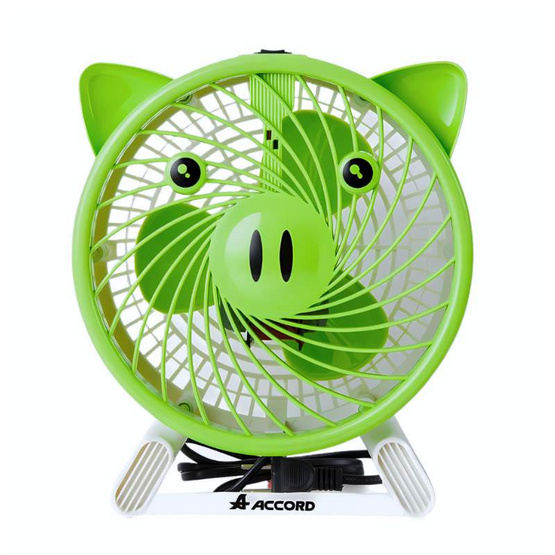 Accord พัดลมตั้งโต๊ะ 7 นิ้ว รุ่น AC-07 หมู